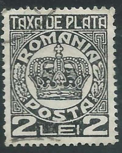 Roumanie - Taxe - Y&T 0092 (o) 