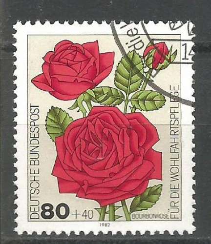 RFA 1982 - YT n° 984 - Roses - cote 2,00