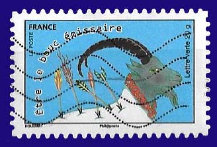 France 2015 - Autoadhésif Y&T 1172 (o) - dicton être le bouc émissaire