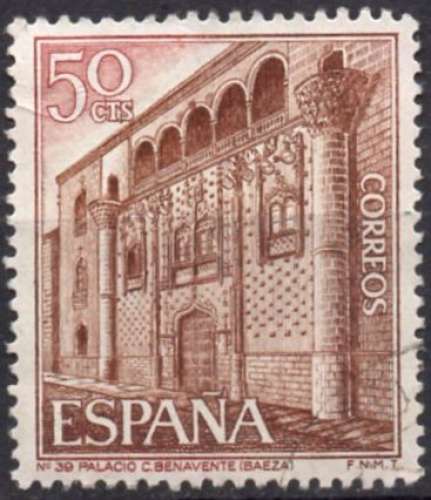 D186 - Y&T n° 1535 - oblitéré - Palais Benavente - 1968 - Espagne