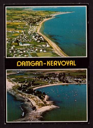 France Cpm Damgan-Kervoyal 56750 les plages -  the beaches - die stande