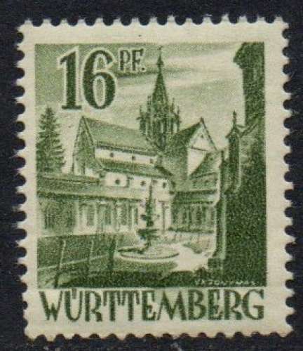 Würtemberg N° 6 ** Allemagne Zone Française