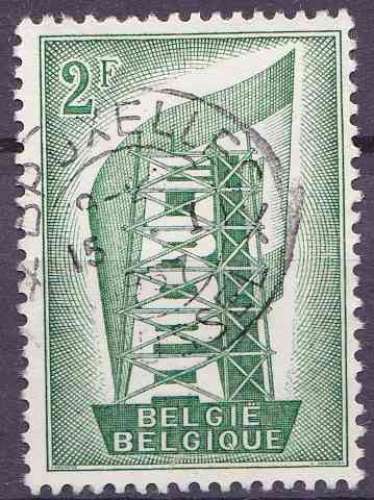 BELGIQUE 1956 OBLITERE N° 994 Europa
