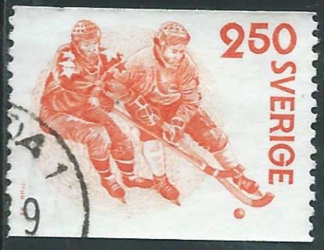 Suède - Y&T 1036 (o) - Hockey-sur-glace -