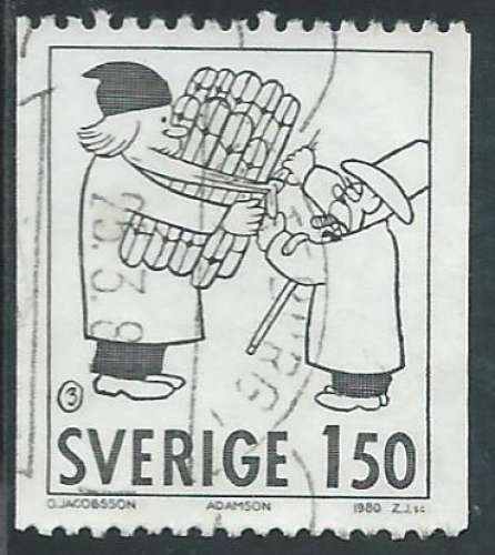 Suède - Y&T 1108 (o) - Bandes dessinées suédoises -