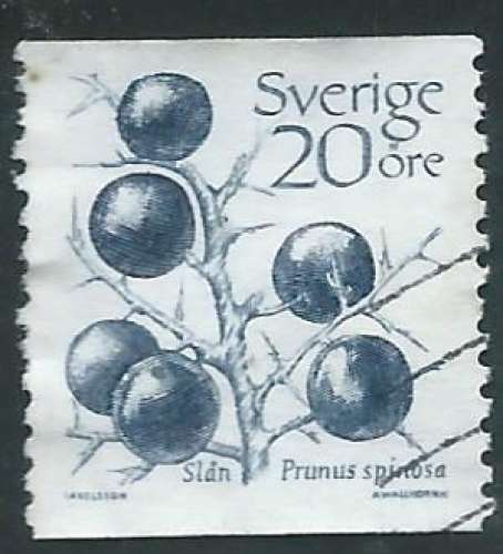 Suède - Y&T 1210 (o) - Fruits -