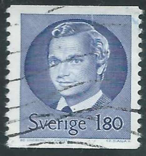 Suède - Y&T 1225 (o) - Roi Charles XVI Gustave -
