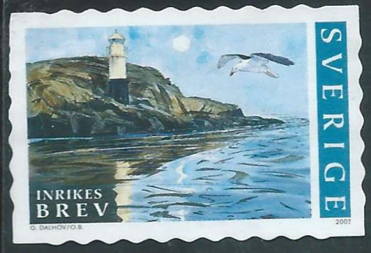 Suède - Y&T 2281 (o) - Aquarelle -