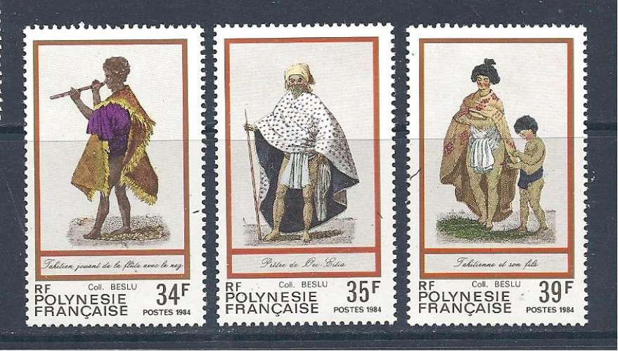 Polynésie Y & T  N° 216/18**  Folklore polynésien