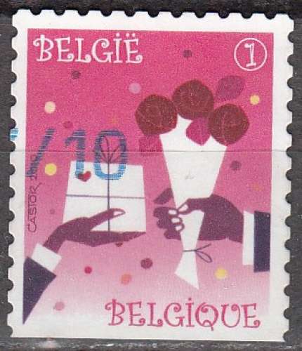 Belgique 2010 COB 4038A O Cote (2016) 1.25 Euro Timbre de fête  
