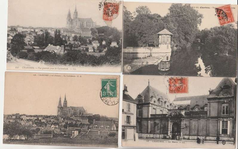 Lot de 20 cpa de Chartres  ( 28 )