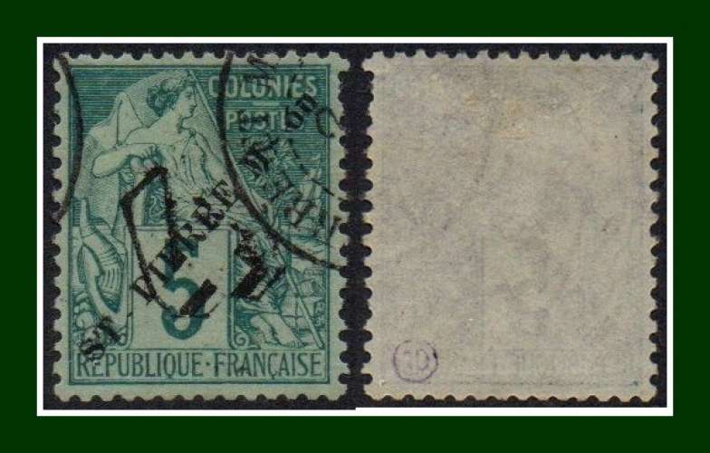 St Pierre & Miquelon N° 50 Obl. Signé (cote XX)