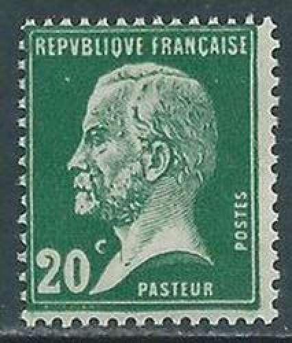 FRANCE 1923 Y&T 172 Neuf ** - Pasteur 20c vert foncé