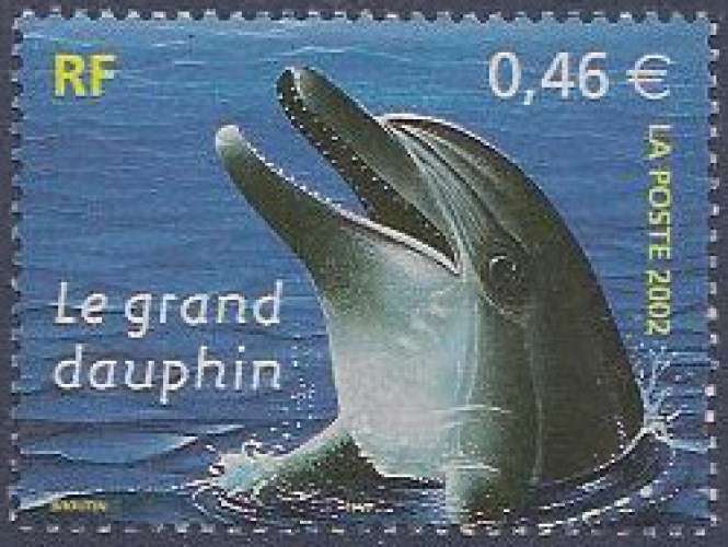 FRANCE 2002 : yt 3486 **/mnh # Le grand dauphin