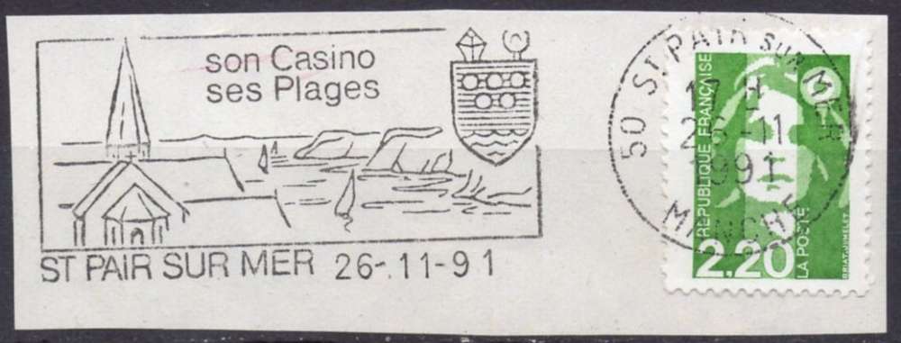 E010 - Flamme sur fragment - Saint Pair sur Mer