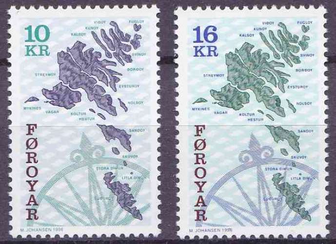 FEROE 1996 NEUF** MNH N° 296 297