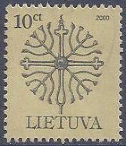 LITUANIE 2000 : yt 630 Oblitéré/Used # Rietavas