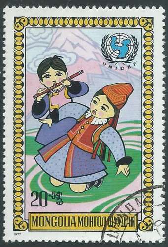 Mongolie - Y&T 0911 (o) -  UNICEF -