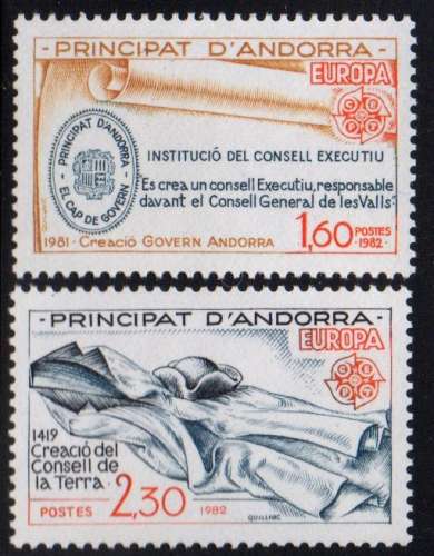 Andorre N° 300 /1 ** Europa