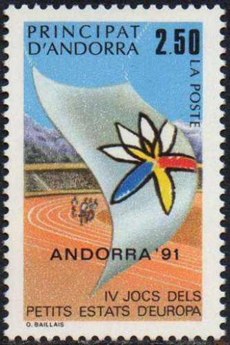 Andorre N° 401 ** jeux sportifs stade