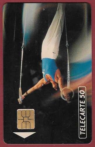France - télécarte F339 - Internationaux de france de gymnastique  puce SO3 - 50 unités - année 1993
