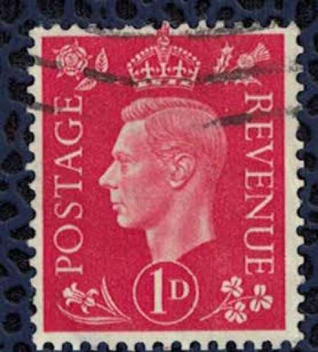 Royaume Uni 1942 Oblitéré Used King Roi George VI rouge SI