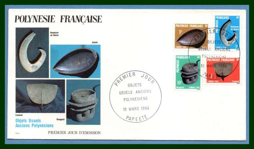 Polynésie FDC N° Taxe 4 /7 1982