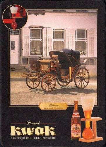 Belgique Sous-bock Kwak (carte postale)