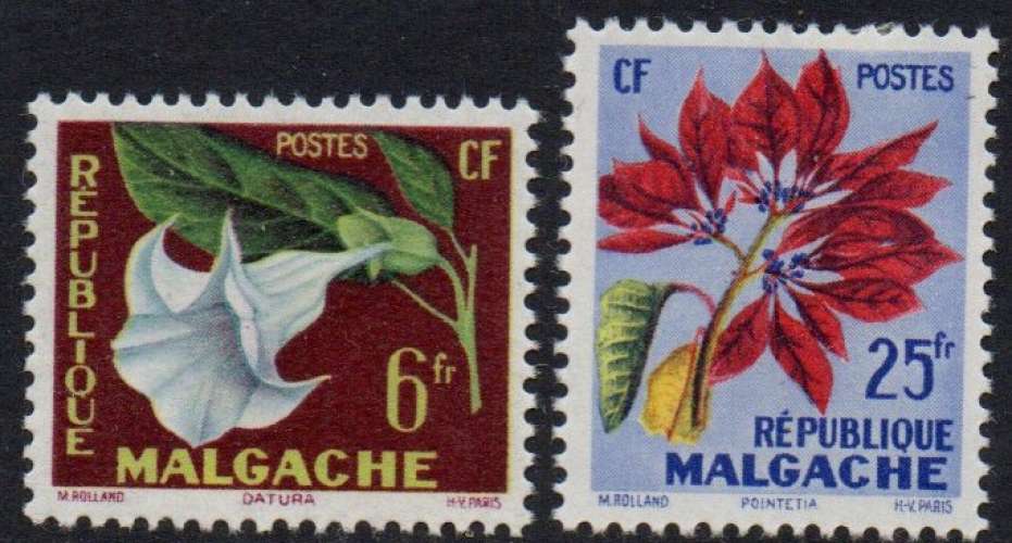 Madagascar N° 336 /7 * Fleurs