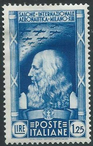 Italie - Y&T 0367 (*) - Léonard de Vinci -