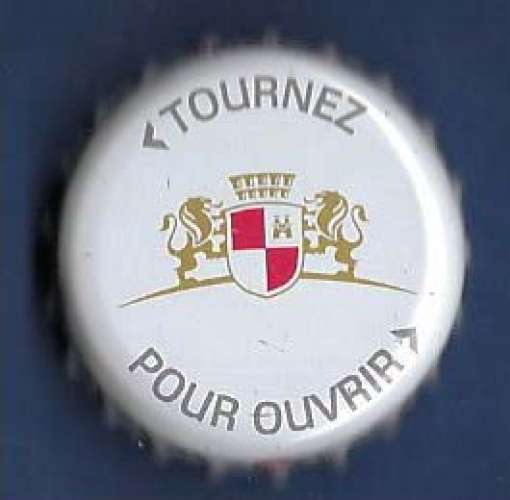 Capsule - Bière Kronenbourg - sur fond blanc