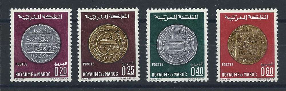 Maroc N° 578/81* (MH) 1968 - Monnaies anciennes