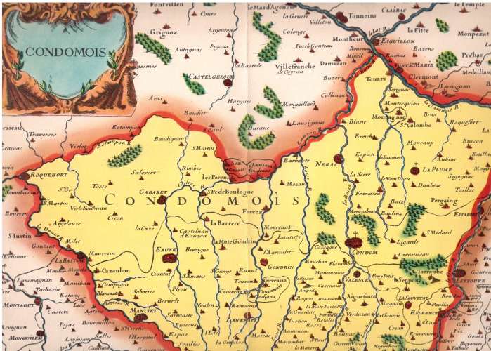 Carte France Laboratoires Marinier Condomois