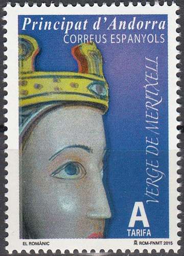 Andorra Español 2015 Yvert 413 Neuf ** Cote (2017) 1.40 Euro Notre Dame de Meritxell