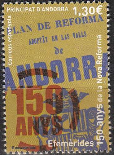 Andorra Español 2016 150 Ans Nova Reforma Neuf **