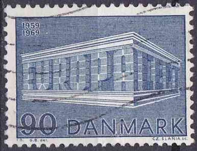 DANEMARK 1969 OBLITERE N° 490 europa