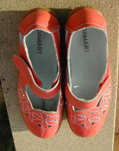 Chaussures 39 Damart femme orange