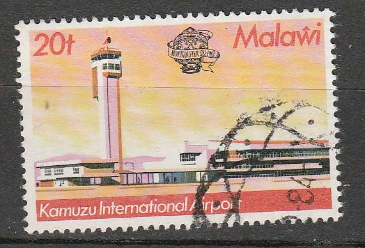 Malawi   Aviation : aérogare de Kamusu  YT 406  o