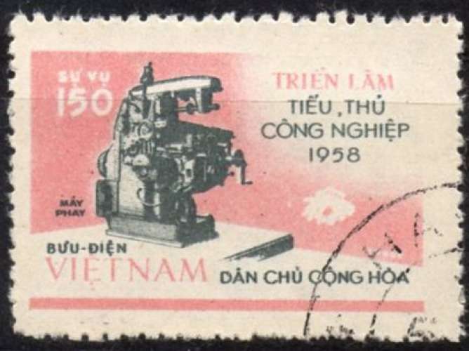 9989 - Y&T n° 139 - oblitéré - Foire exposition de l'artisanat à Hanoï - 1958 - Nord Vietnam