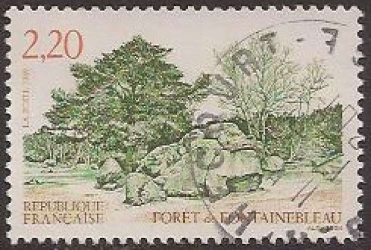 FRANCE 1989 : yt 2586 Oblitéré/Used # Forêt de Fontainebleau 