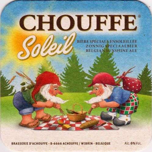 Belgique 2017 Sous-bock Chouffe Soleil