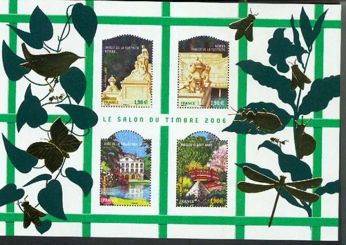 France bloc feuillet BF  99 salon du timbre 2006 neuf ** TB MNH sin charnela cote 45