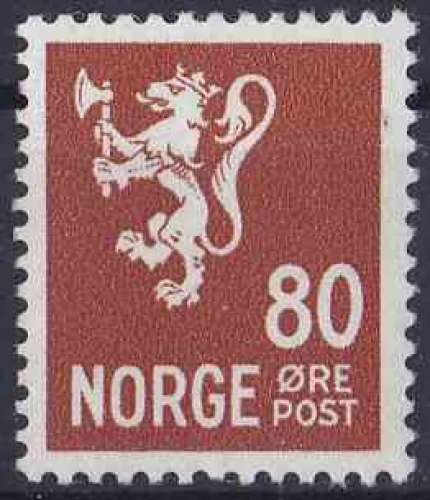 NORVEGE 1947 NEUF* charnière N° 292