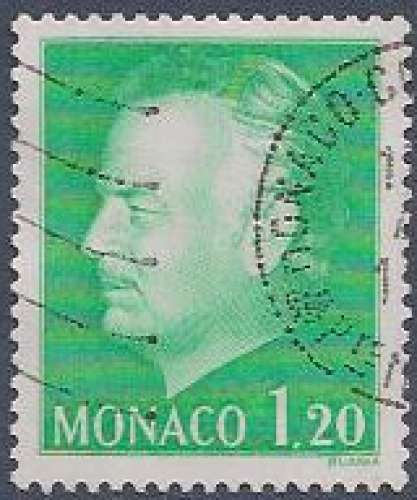 MONACO 1980 : yt 1233 Oblitéré/Used # Prince Rainer