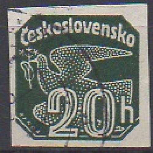 Tchécoslovaquie 1937 - y & t : J 23 - Colombe