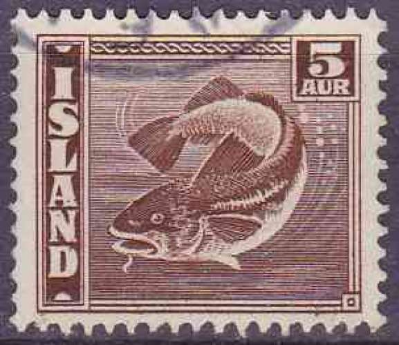 ISLANDE 1938 OBLITERE N° 173