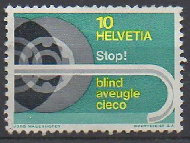 Suisse 1967 - y & t : 0784 - Protection des aveugles