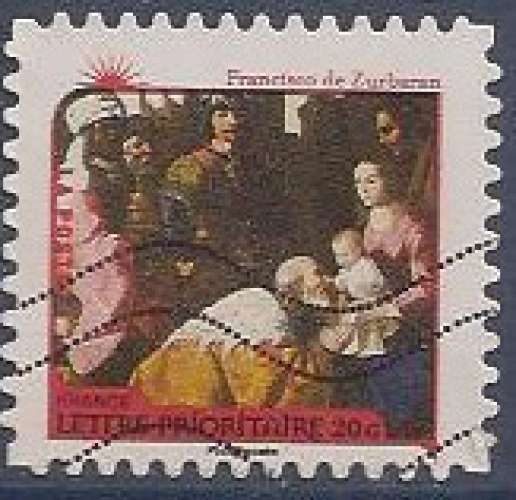 FRANCE 2011 : yt 625 Oblitéré/Used # Nativité - Francisco de Zurbaran