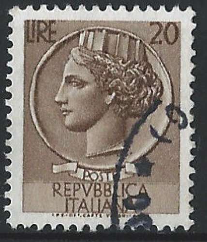 Italie - 1955-60 - Y & T n° 715 - Monnaie syracusaine - O.