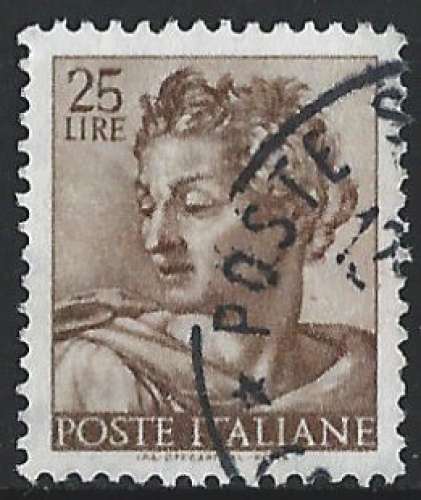 Italie - 1961 - Y & T n° 831 - Œuvres de Michel-Ange - Le prophète Isaïe - O.